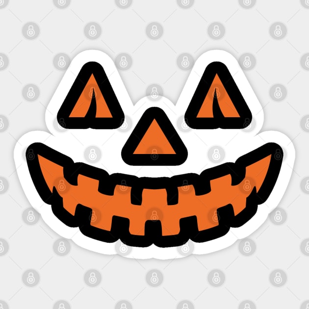 Pumpkin Halloween Costume For Men Women Sticker by MasliankaStepan